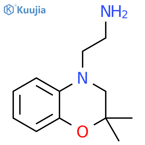 2-(2,2-dimethyl-3,4-dihydro-2H-1,4-benzoxazin-4-yl)ethan-1-amine structure
