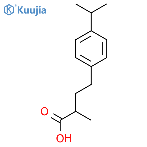 2-methyl-4-4-(propan-2-yl)phenylbutanoic acid structure