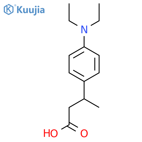 3-4-(diethylamino)phenylbutanoic acid structure