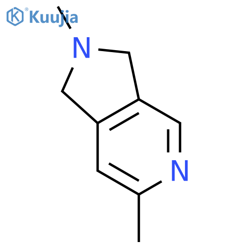 1H-Pyrrolo[3,4-c]pyridine,2,3-dihydro-2,6-dimethyl- structure