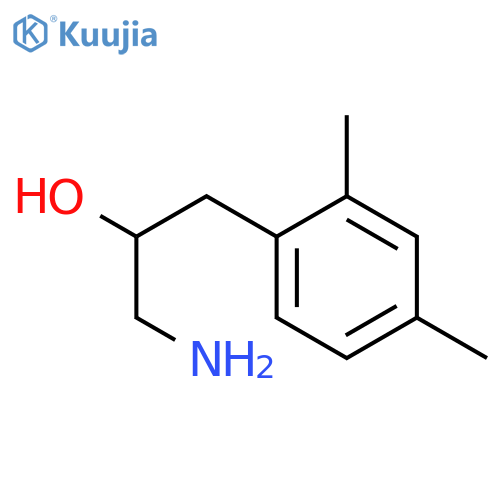 1-amino-3-(2,4-dimethylphenyl)propan-2-ol structure