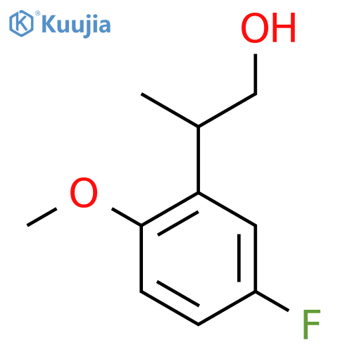 2-(5-Fluoro-2-methoxyphenyl)propan-1-ol structure