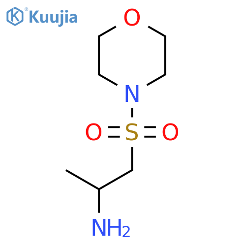 1-(Morpholine-4-sulfonyl)propan-2-amine structure
