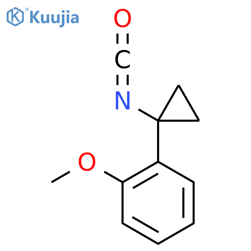 1-(1-Isocyanatocyclopropyl)-2-methoxybenzene structure