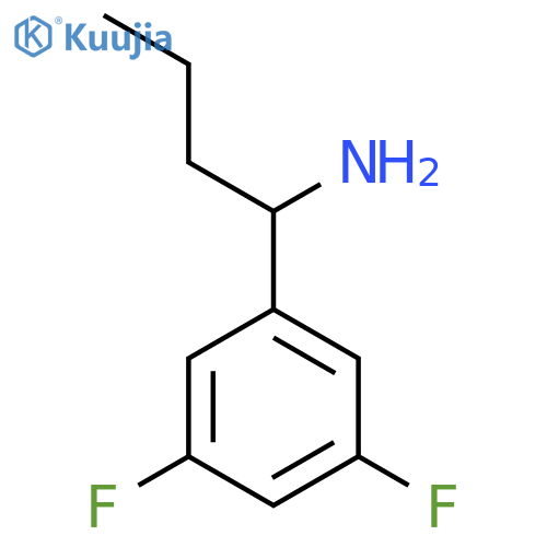 1-(3,5-Difluorophenyl)butan-1-amine structure