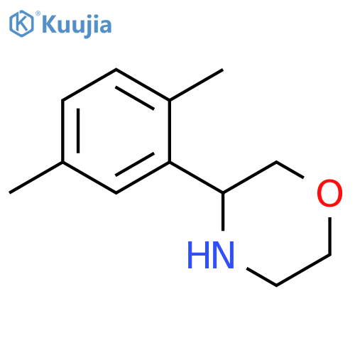 3-(2,5-DIMETHYLPHENYL)MORPHOLINE structure