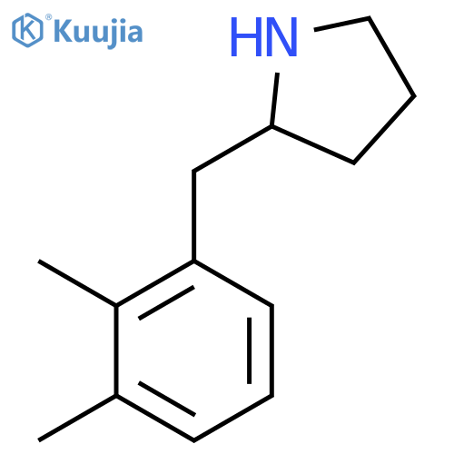 2-(2,3-dimethylphenyl)methylpyrrolidine structure