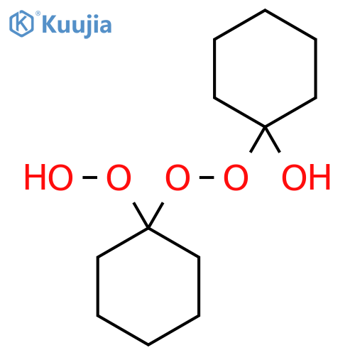 1-Hydroperoxycyclohexyl 1-hydroxycyclohexyl peroxide structure