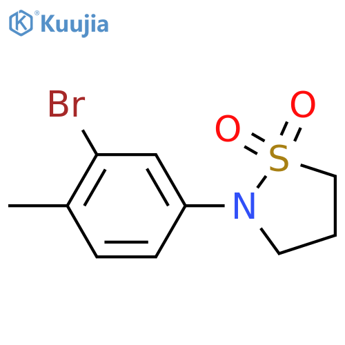 N-(3-Bromo-4-methylphenyl)-1,3-propanesultam structure