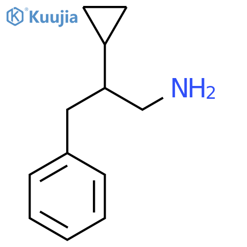 2-cyclopropyl-3-phenylpropan-1-amine structure