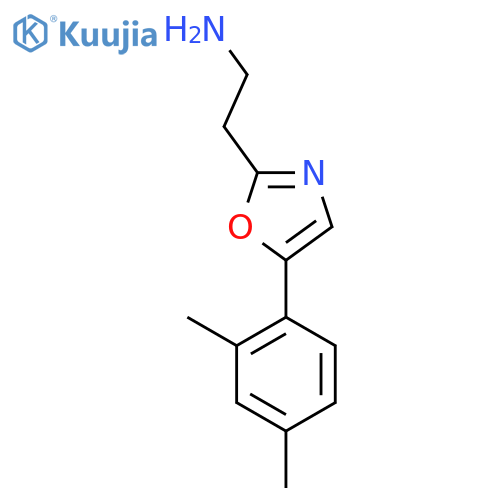2-(5-(2,4-Dimethylphenyl)oxazol-2-yl)ethanamine structure
