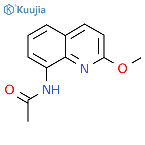 N-(2-methoxyquinolin-8-yl)acetamide structure