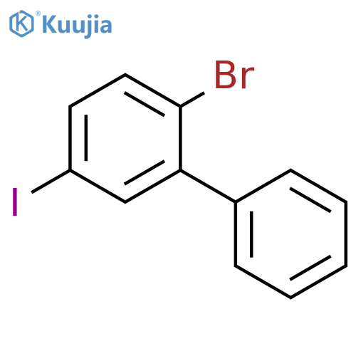 2-bromo-5-iodo-1,1'-biphenyl structure