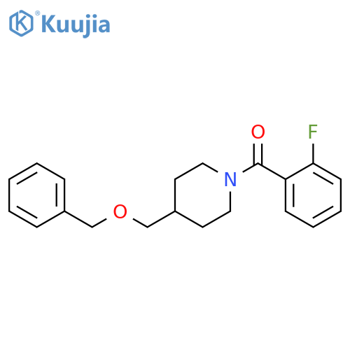 4-(benzyloxy)methyl-1-(2-fluorobenzoyl)piperidine structure