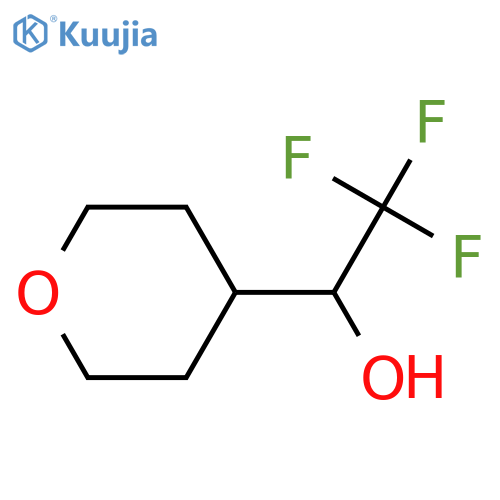 2,2,2-TRIFLUORO-1-(OXAN-4-YL)ETHAN-1-OL structure