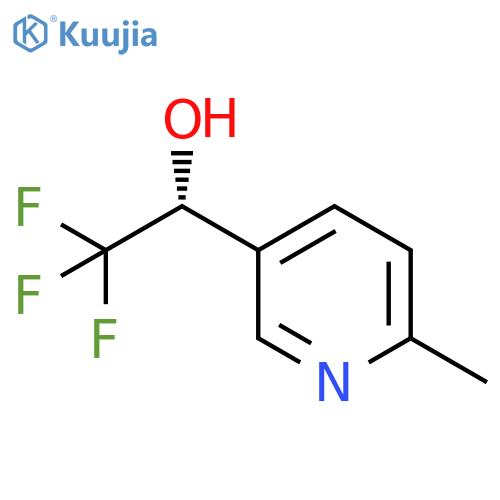 (1R)-2,2,2-trifluoro-1-(6-methylpyridin-3-yl)ethan-1-ol structure