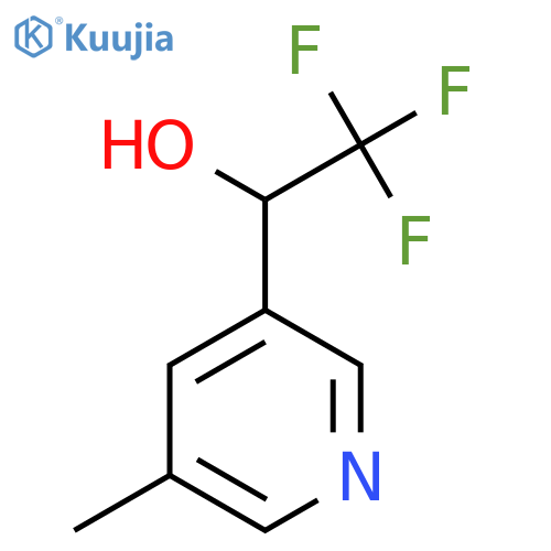 3-Pyridinemethanol, 5-methyl-alpha-(trifluoromethyl)- structure