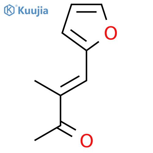4-(furan-2-yl)-3-methylbut-3-en-2-one structure