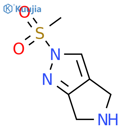 2,4,5,6-tetrahydro-2-(methylsulfonyl)-Pyrrolo[3,4-c]pyrazole structure