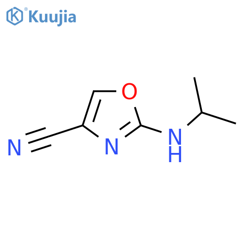 2-(Isopropylamino)oxazole-4-carbonitrile structure