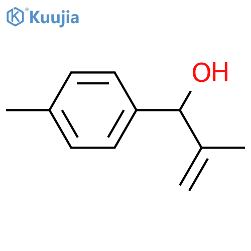 2-methyl-1-(4-methylphenyl)prop-2-en-1-ol structure