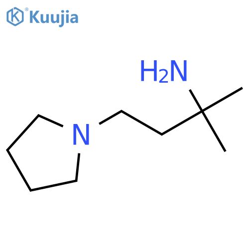 2-methyl-4-(pyrrolidin-1-yl)butan-2-amine structure