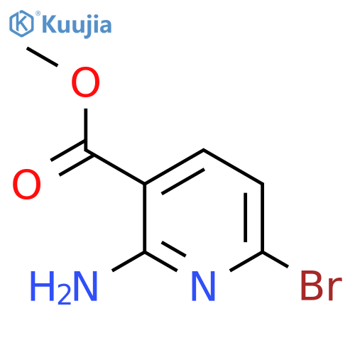 Methyl 2-amino-6-bromopyridine-3-carboxylate structure