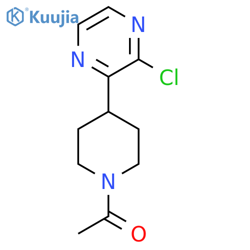 1-(4-(3-Chloropyrazin-2-yl)piperidin-1-yl)ethanone structure
