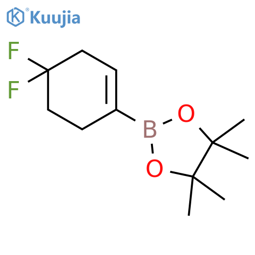 2-(4,4-Difluorocyclohex-1-en-1-yl)-4,4,5,5-tetramethyl-1,3,2-dioxaborolane structure