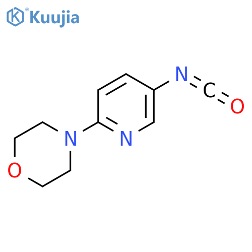 4-(5-Isocyanatopyridin-2-YL)morpholine structure