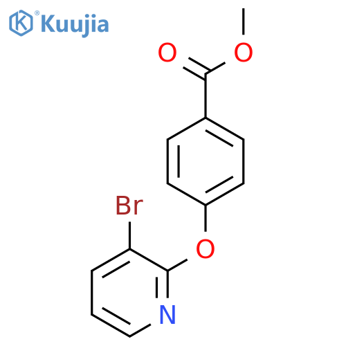 Methyl 4-(3-bromopyridin-2-yloxy)benzoate structure