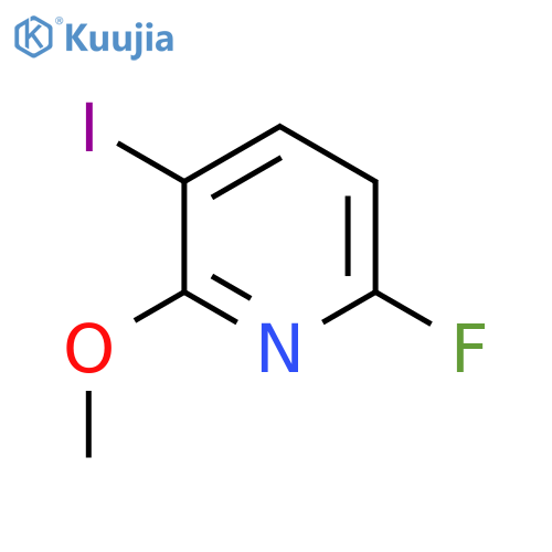 Pyridine, 6-fluoro-3-iodo-2-methoxy- structure