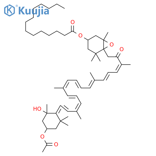 Fucoxanthinol; 3-Tetradecanoyl, 3'-Ac structure