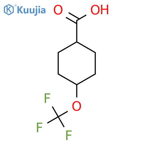 4-(trifluoromethoxy)cyclohexanecarboxylic acid  (cis/trans) structure