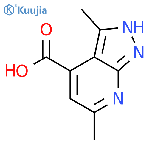 3,6-Dimethyl-1H-Pyrazolo[3,4-b]pyridine-4-carboxylic acid structure