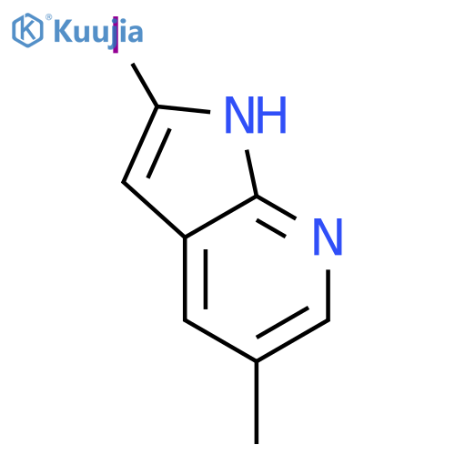 2-Iodo-5-methyl-1H-pyrrolo[2,3-b]pyridine structure