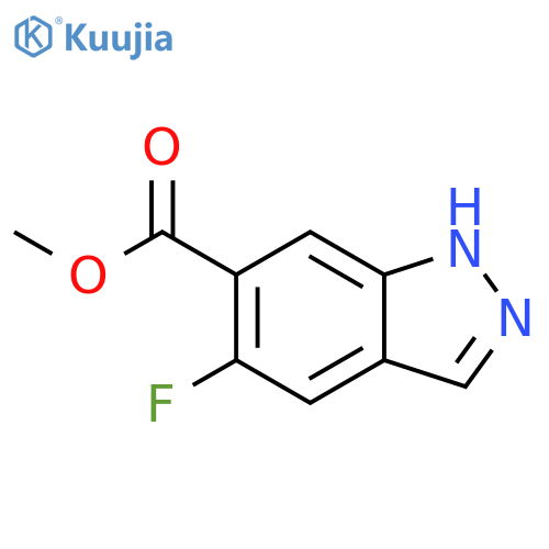 Methyl 5-fluoro-1h-indazole-6-carboxylate structure