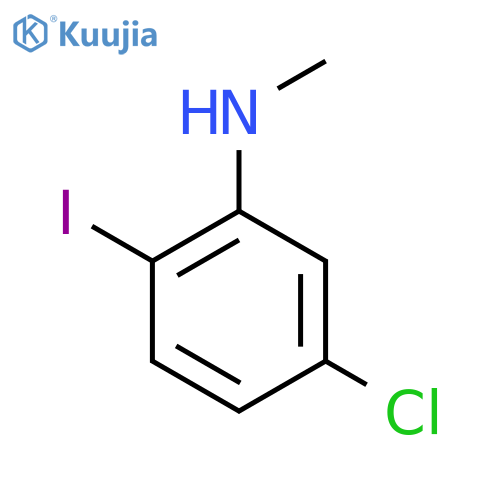 5-chloro-2-iodo-N-methylaniline structure