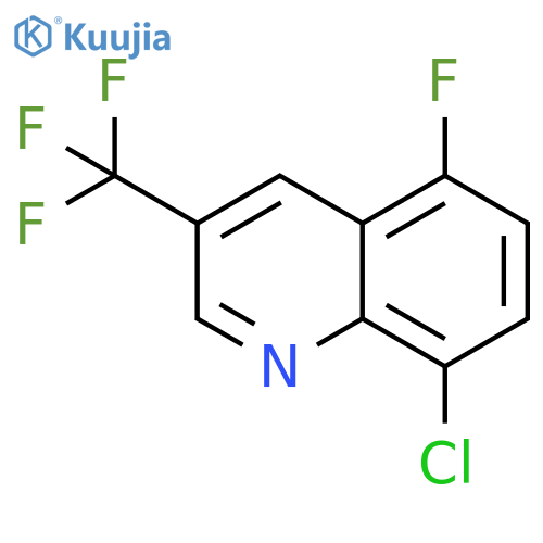 8-Chloro-5-fluoro-3-(trifluoromethyl)quinoline structure