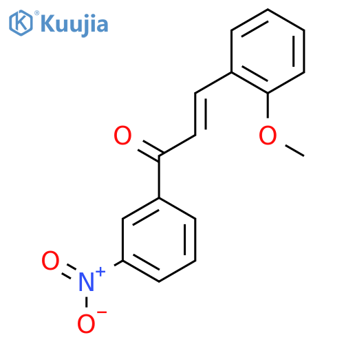 (E)-3-(2-Methoxyphenyl)-1-(3-nitrophenyl)prop-2-en-1-one structure