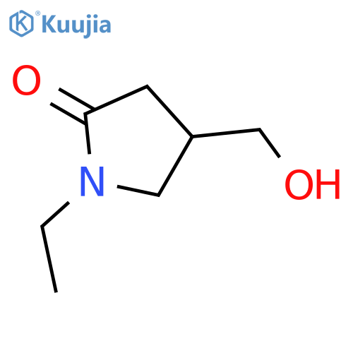 1-Ethyl-4-(hydroxymethyl)pyrrolidin-2-one structure