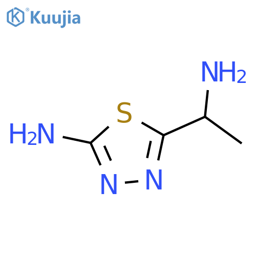5-(1-Aminoethyl)-1,3,4-thiadiazol-2-amine Dihydrochloride structure