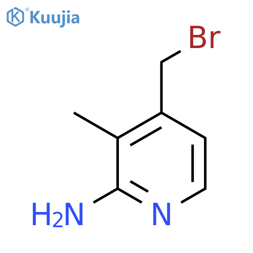 2-Amino-4-bromomethyl-3-methylpyridine structure