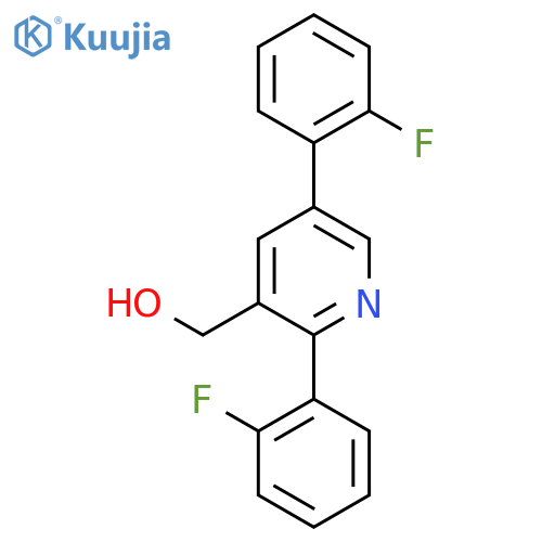 2,5-Bis(2-fluorophenyl)pyridine-3-methanol structure