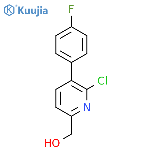 6-Chloro-5-(4-fluorophenyl)pyridine-2-methanol structure