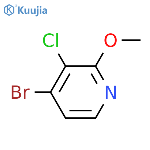 4-Bromo-3-chloro-2-methoxypyridine structure