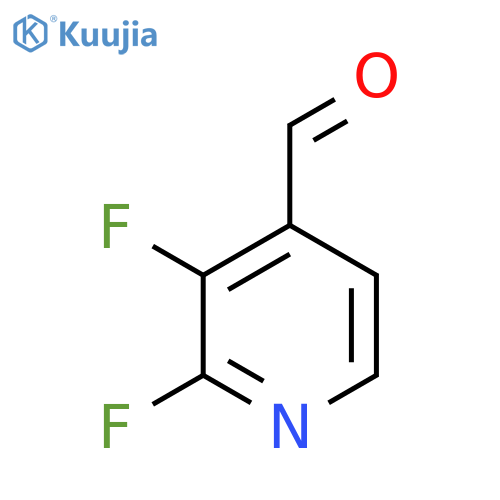 2,3-Difluoroisonicotinaldehyde structure