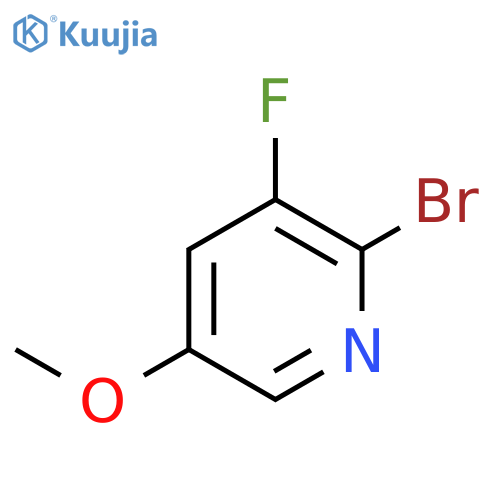 2-bromo-3-fluoro-5-methoxy-pyridine structure