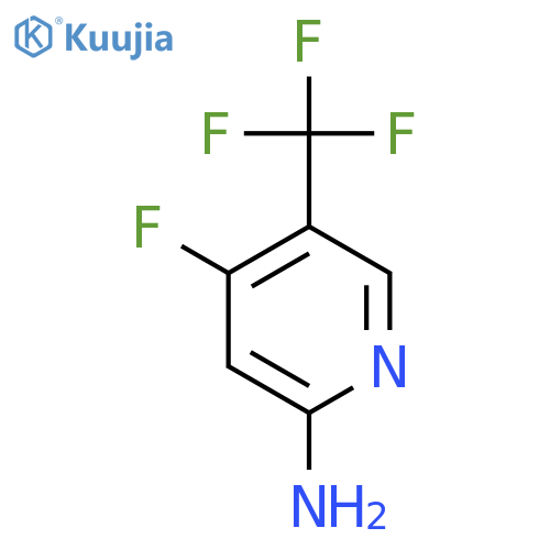 2-Amino-4-fluoro-5-(trifluoromethyl)pyridine structure