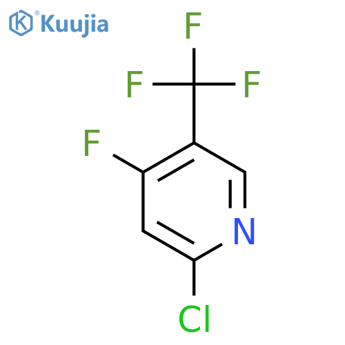 2-Chloro-4-fluoro-5-(trifluoromethyl)pyridine structure